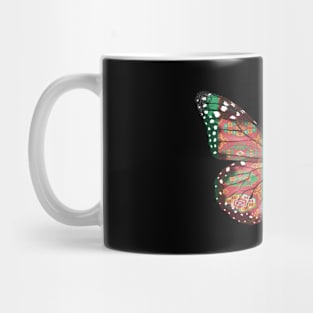 Turkmenistani Flag  Butterfly - Gift for Turkmenistani From Turkmenistan Mug